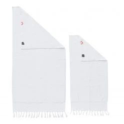 Twentyfour Serviette de toilette Prov Boheme I - Étoffe de coton - Blanc