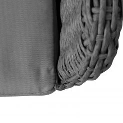 Chaises de jardin Dune (lot de 2) - Tissu / Polyrotin - Gris -Serviettes Soldes 1000118225 180706 11331907 GALLERYIMAGES P000000001000118225