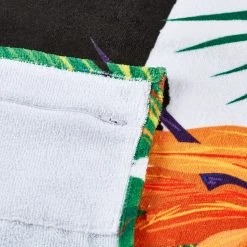 Twentyfour Serviette de plage Skull - Tissu - Noir / Vert -Serviettes Soldes 1000139246 181108 15592907 GALLERYIMAGES P000000001000139246