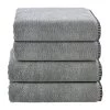 Twentyfour Serviettes Deluxe Prime (lot de 4) - Gris -Serviettes Soldes 1000139248 181108 15593010 IMAGE P000000001000139248