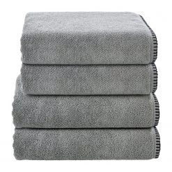 Twentyfour Serviettes Deluxe Prime (lot de 4) - Gris