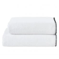 Twentyfour Serviettes bain Deluxe Prime (lot de 2) - Blanc