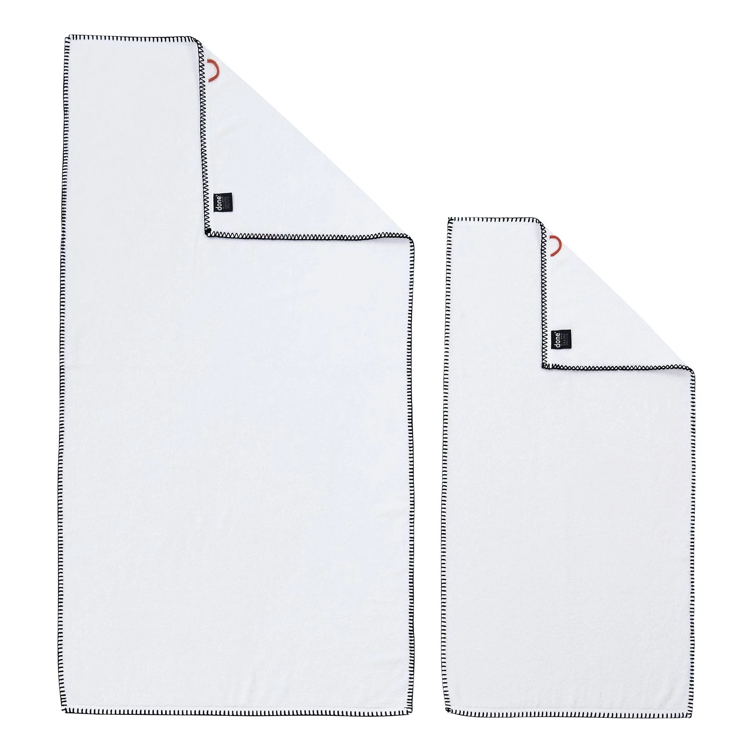 Twentyfour Serviettes bain Deluxe Prime (lot de 2) - Blanc 4 Twentyfour Serviettes bain Deluxe Prime (lot de 2) - Blanc – Image 2