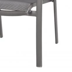 Best Freizeitmöbel Chaise de jardin Larino I - Aluminium / Tissu - Anthracite -Serviettes Soldes 1000155128 190212 16433100352 GALLERYIMAGES P000000001000155128