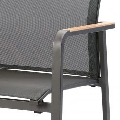 Best Freizeitmöbel Chaise de jardin Paros - Aluminium / Tissu - Anthracite -Serviettes Soldes 1000155317 190212 16452600758 GALLERYIMAGES P000000001000155317