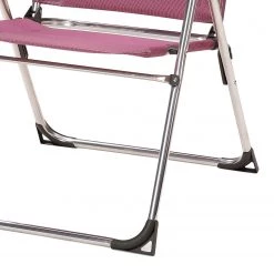 Best Freizeitmöbel Chaise pliante Young - Aluminium / Tissu - Argenté / Violet -Serviettes Soldes 1000155489 190212 16473701190 GALLERYIMAGES P000000001000155489