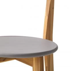 Chaises de jardin Lindholm (lot de 2) - Acacia massif - Gris / Marron -Serviettes Soldes 1000185440 200513 18394700005 DETAILS P000000001000185440