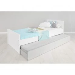 Trendteam Lit tiroir : - Blanc -Serviettes Soldes 1000187754 191002 09185900003 MOOD DETAILS P000000001000187754 mood