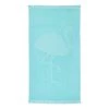Twentyfour Serviette de Hammam Capri Flamingo - Étoffe de coton - Turquoise -Serviettes Soldes 1000201278 200203 08124800056 IMAGE P000000001000201278