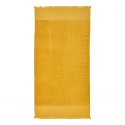 Twentyfour Serviette de Hammam Caprice - Étoffe de coton - Jaune