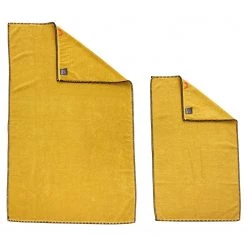 Twentyfour Serviettes de toilettes Deluxe Prime - Coton - Jaune doré