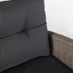 Jardi Fauteuil lounge extérieur Laurel - Polypropylène / Polyester - Gris / Beige -Serviettes Soldes 1000219434 210319 10545600036 DETAILS P000000001000219434