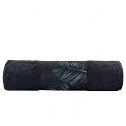 Kayoom Drap de bain Tropical - Coton - Vert / Noir -Serviettes Soldes 1000223816 200909 06363201907 DETAILS P000000001000223816