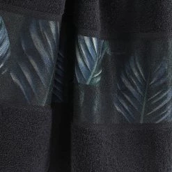 Kayoom Drap de bain Tropical - Coton - Vert / Noir -Serviettes Soldes 1000223816 200909 06363301908 DETAILS P000000001000223816