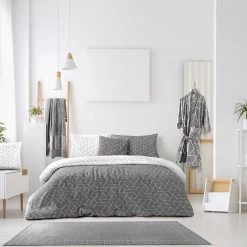 Kayoom Drap de bain Florence - Coton - Gris -Serviettes Soldes 1000223866 200909 06455002351 MOOD DETAILS P000000001000223866 mood