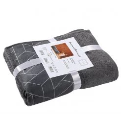 Kayoom Drap de bain Florence - Coton - Gris -Serviettes Soldes 1000223866 200909 06455202352 DETAILS P000000001000223866
