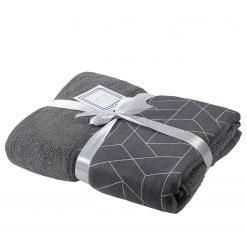 Kayoom Drap de bain Florence - Coton - Gris -Serviettes Soldes 1000223866 200909 06455402353 DETAILS P000000001000223866