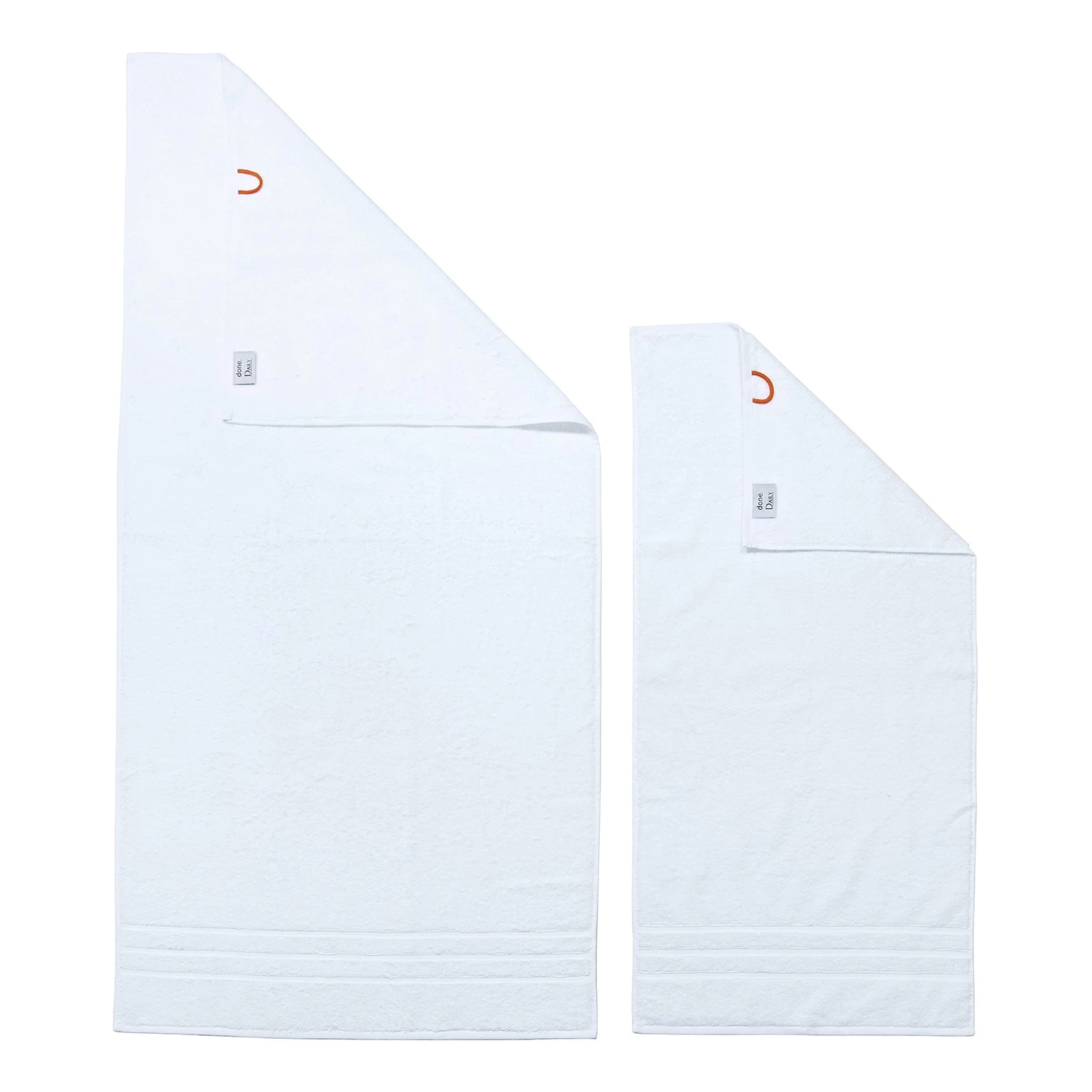 Done.® Serviettes Daily Uni (6 éléments) - Coton - Blanc alpin 4 Done.® Serviettes Daily Uni (6 éléments) - Coton - Blanc alpin – Image 2