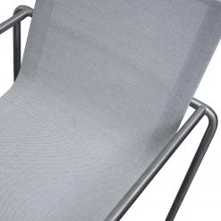 Ploß Chaises de jardin Amado (lot de 2) - Acier inoxydable / Tissage à plat - Blanc -Serviettes Soldes 1000227113 201119 15405200019 DETAILS P000000001000227113