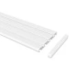 Flairdeco Rail coulissant Nybro (3-4 coulisses) - Blanc - Largeur : 300 cm -Serviettes Soldes 1000229800 201118 12262200035 IMAGE P000000001000229800