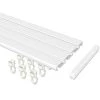 Flairdeco Rail coulissant Husby (3-4 coulisses) - Blanc - Largeur : 360 cm -Serviettes Soldes 1000229845 201118 12262400080 IMAGE P000000001000229845