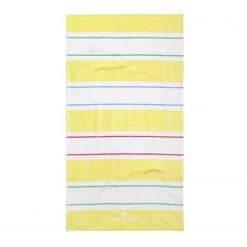 Tom Tailor Serviette de plage Stripe - Coton - Jaune