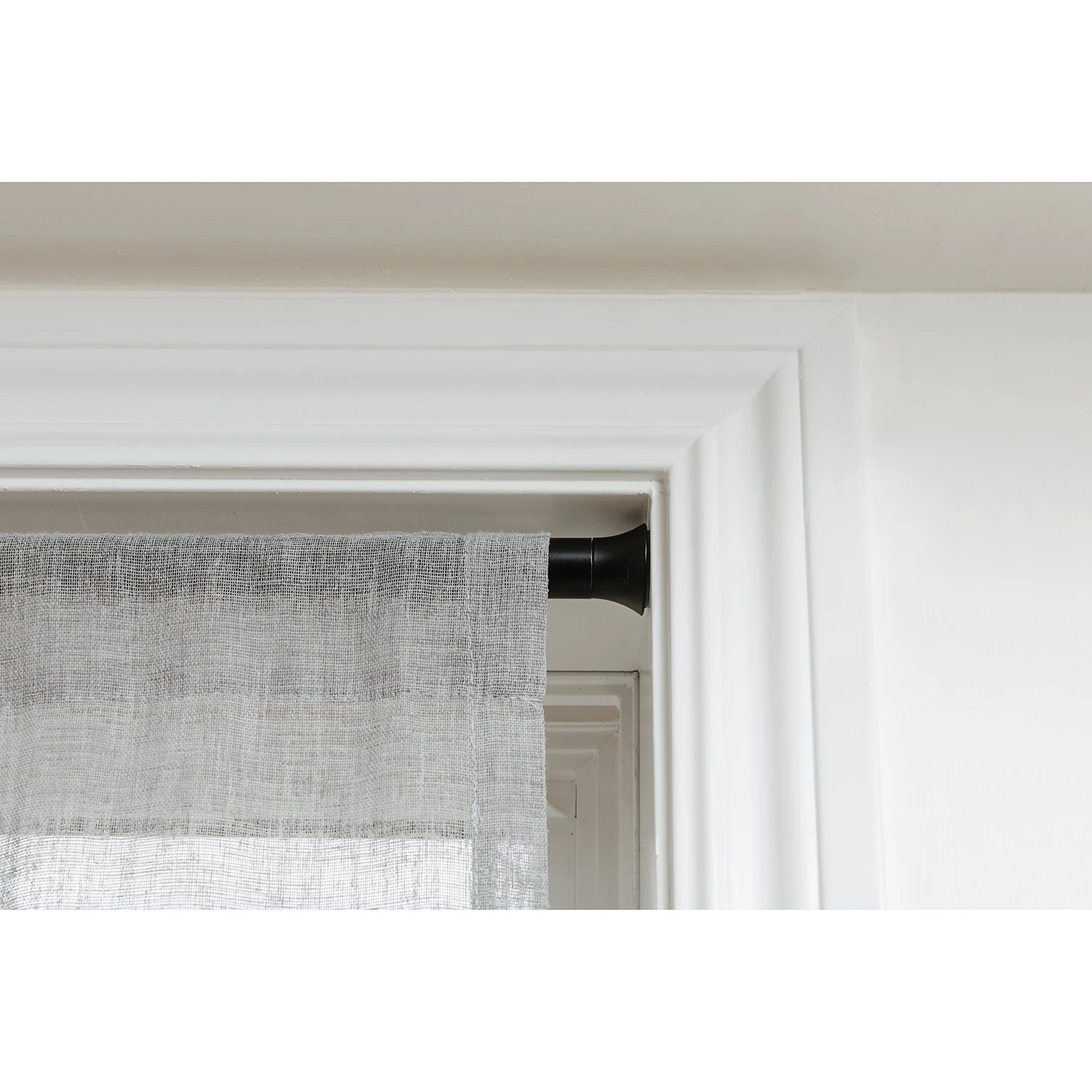 Umbra Tringle à rideaux Chroma - Acier / Caoutchouc - Noir 5 Umbra Tringle à rideaux Chroma - Acier / Caoutchouc - Noir – Image 3