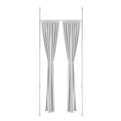 Umbra Tringle à rideaux Anywhere - Acier / Matière plastique - Blanc