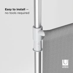 Umbra Tringle à rideaux Anywhere - Acier / Matière plastique - Blanc -Serviettes Soldes 1000248155 210216 15371400393 DETAILS P000000001000248155