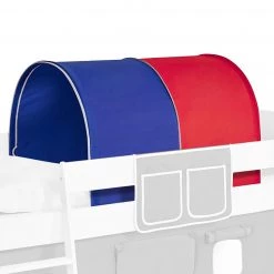 Tunnel de lit Lilokids Basic - Bleu / Rouge