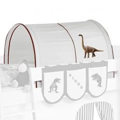 Lilokids Tunnel de lit Dinos - Marron