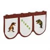 Lilokids Poche rangement pour lit Dinos - Marron -Serviettes Soldes 1000256874 210401 10113500037 IMAGE P000000001000256874
