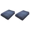 Framsohn Serviettes de toilette Home (lot de 2) - Éponge - Anthracite -Serviettes Soldes 1000259602 210714 15145300009 IMAGE P000000001000259602