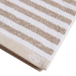 Freundin Home Collection Serviettes Lifestyle Rayures (lot de 2) - Éponge - Beige -Serviettes Soldes 1000259651 210430 13064000164 DETAILS P000000001000259651