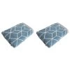 Framsohn Serviettes Design Jacquard II (lot de 2) - Éponge - Bleu -Serviettes Soldes 1000259725 210714 15145500053 IMAGE P000000001000259725