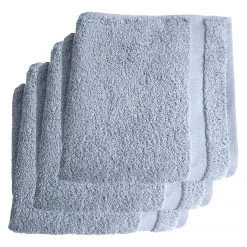 Framsohn Serviettes Organic Nature (lot de 3) - Éponge - Bleu clair