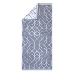 Framsohn Drap de bain Design Jacquard II - Éponge - Gris