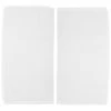 Heckett & Lane Serviettes de bain Moca (lot de 2) - Éponge - Blanc -Serviettes Soldes 1000260335 210525 07390300002 IMAGE P000000001000260335