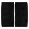 Heckett & Lane Serviettes de plage Moca (lot de 2) - Éponge - Noir -Serviettes Soldes 1000260404 210525 07401700069 IMAGE P000000001000260404