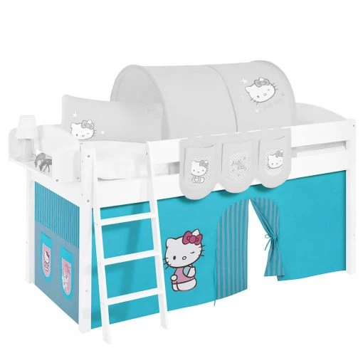 Lilokids Rideaux Hello Kitty - Turquoise -Serviettes Soldes 1000290206 210909 12530200018 IMAGE P000000001000290206