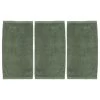 Heckett & Lane Serviettes de bain Brava (lot de 3) - Éponge - Vert olive -Serviettes Soldes 1000303713 211026 13260100229 IMAGE P000000001000303713