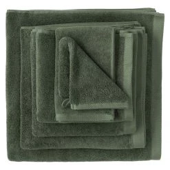 Heckett & Lane Serviettes de bain Brava (lot de 3) - Éponge - Vert olive 15 Heckett & Lane Serviettes de bain Brava (lot de 3) - Éponge - Vert olive -Serviettes Soldes 1000303713 211026 13260200259 DETAILS P000000001000303713