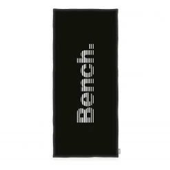 Serviette de bain Bench I - Coton - Noir