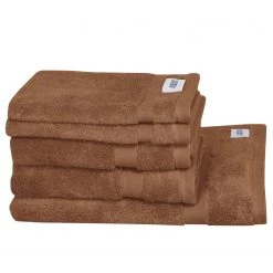 Schöner Wohnen Kollektion Serviettes Cuddly I (lot de 5) - Coton - Marron