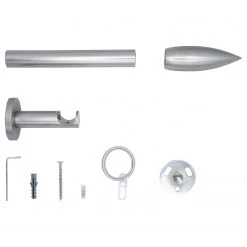 Mydeco Tringle sur mesure Cardo (simple) - Aluminium - Largeur : 200 cm -Serviettes Soldes 1000320943 220118 13071501146 DETAILS P000000001000320943