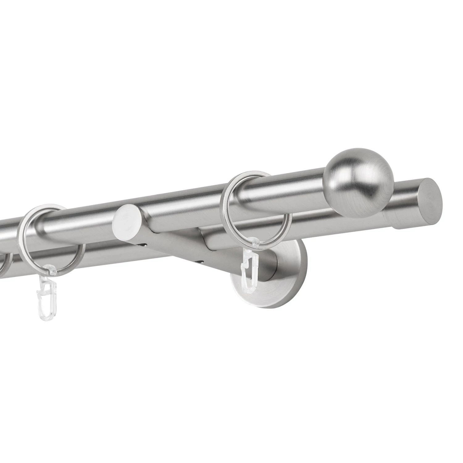 Mydeco Tringle sur mesure Ball II (double) - Acier inoxydable - Largeur : 290 cm 3 Mydeco Tringle sur mesure Ball II (double) - Acier inoxydable - Largeur : 290 cm