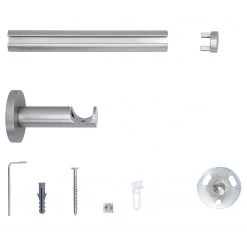 Mydeco Tringle sur mesure Match III - Acier inoxydable - Largeur : 130 cm -Serviettes Soldes 1000323876 220120 08142501086 DETAILS P000000001000323876