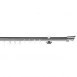 Mydeco Tringle sur mesure Rag IV (double) - Argenté - Largeur : 230 cm