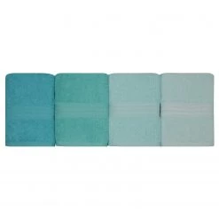 Twentyfour Serviettes Rainbow III (lot de 4) - Coton - Menthe -Serviettes Soldes 1000329705 220307 040 DETAILS P000000001000329705