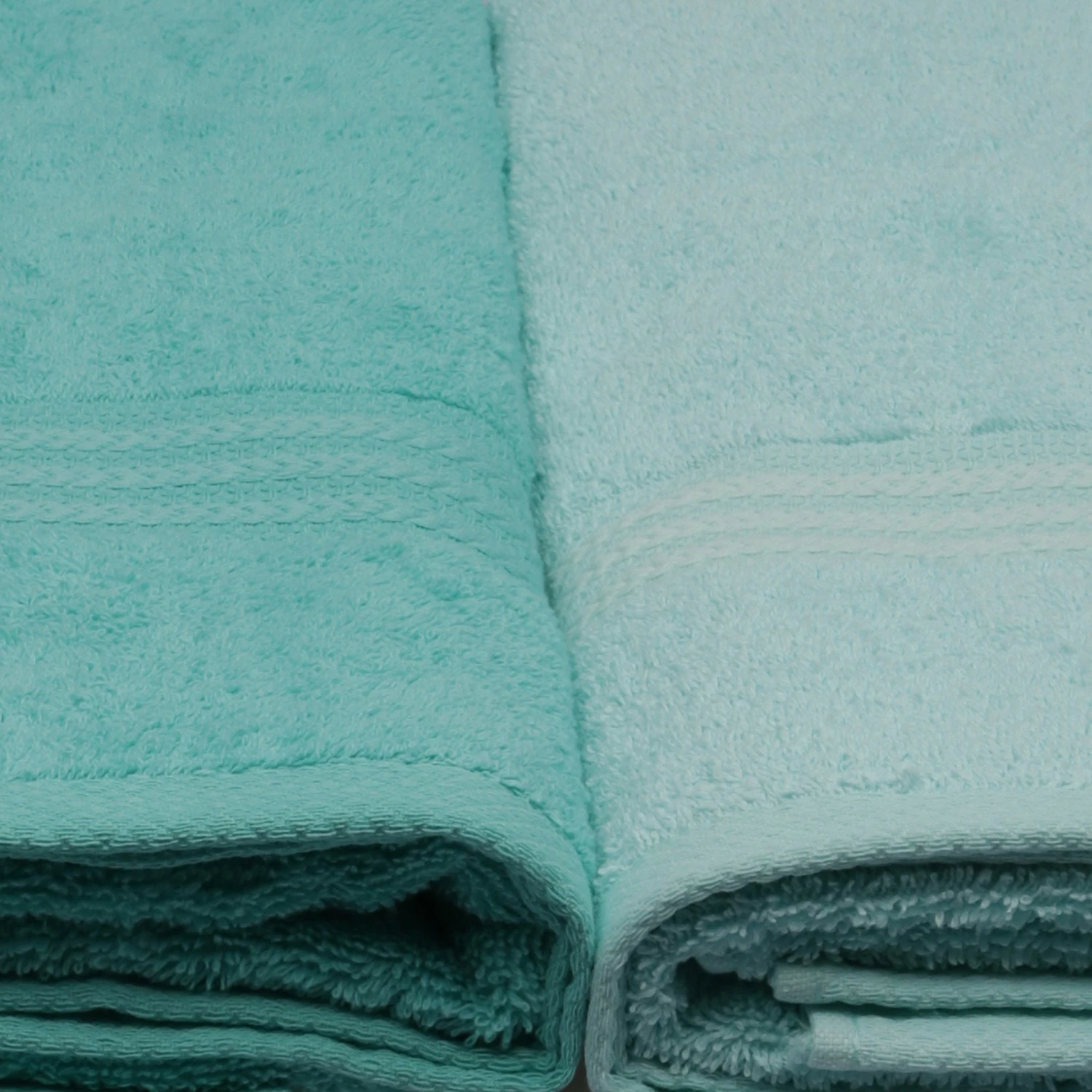 Twentyfour Serviettes bain Rainbow III (lot de 4) - Coton - Menthe 6 Twentyfour Serviettes bain Rainbow III (lot de 4) - Coton - Menthe – Image 4